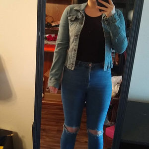 Slightly Cropped denim jacket